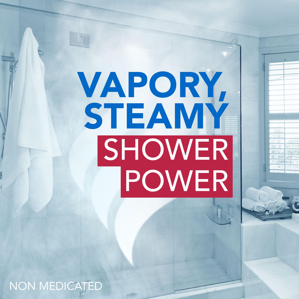 Vicks VapoShower Plus: disolución limpia de la tableta para spa en casa