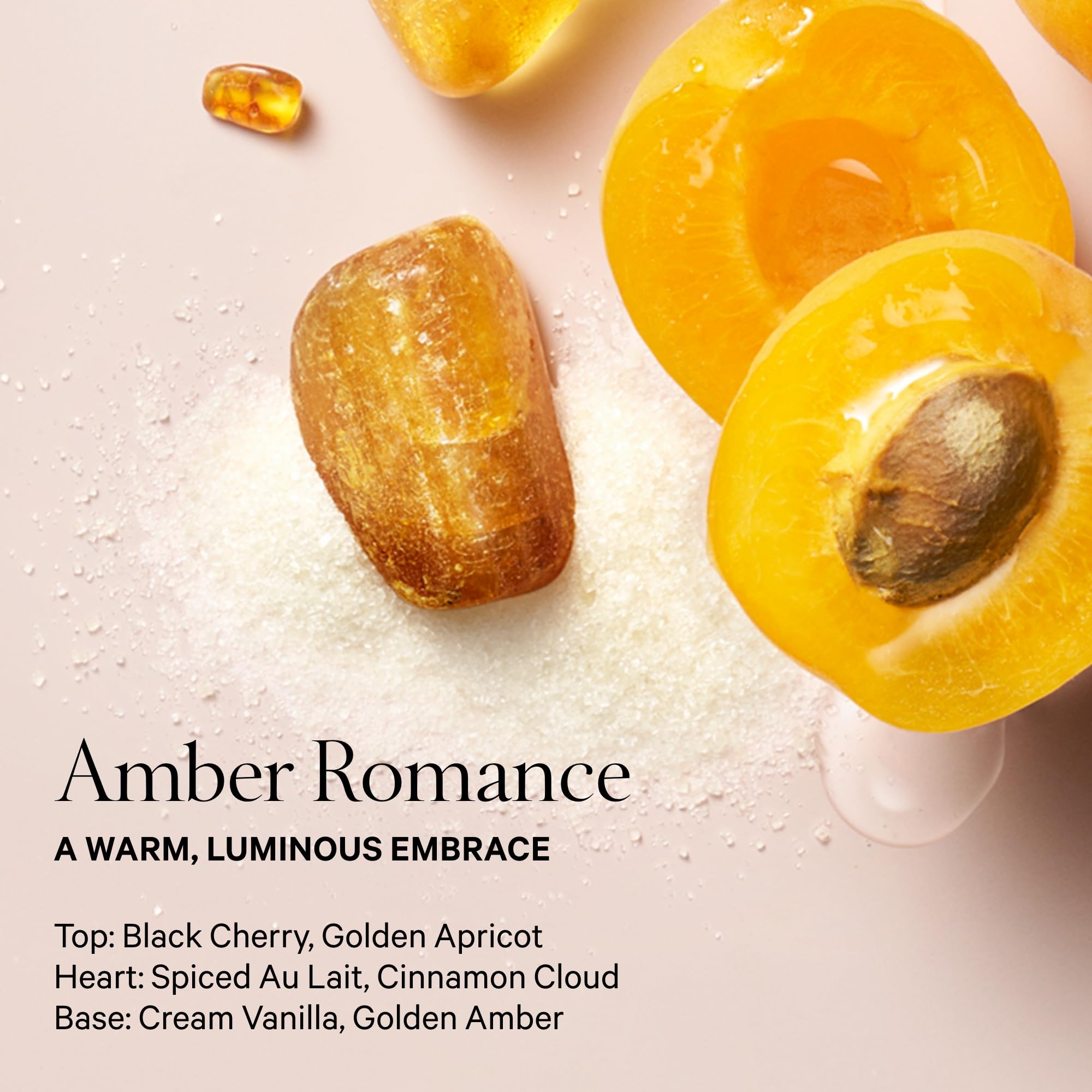 Victoria's Secret Amber Romance with matching lotion for longer-lasting scent.