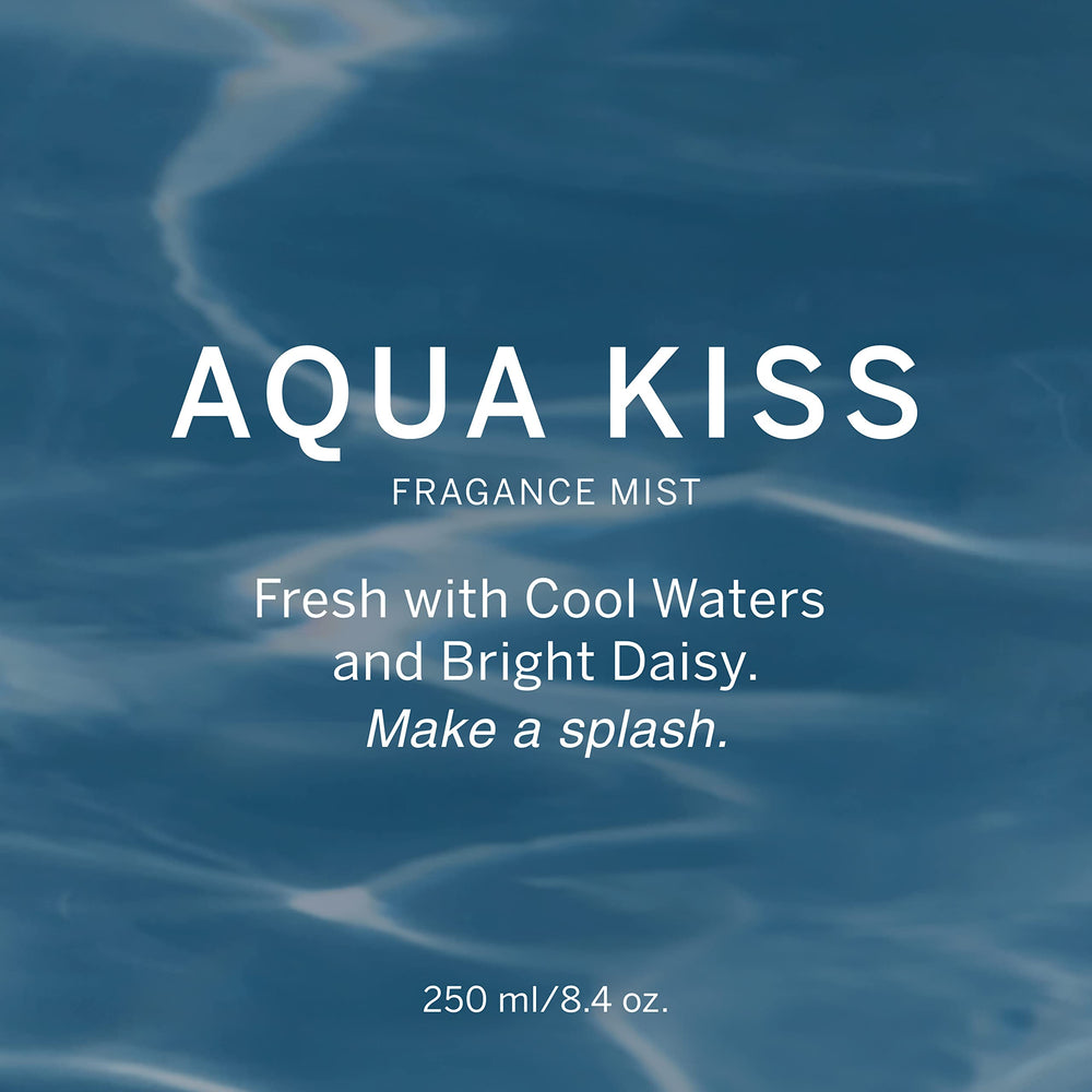 Victoria's Secret Aqua Kiss packaging box highlights gifting-ready presentation.
