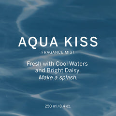Victoria's Secret Aqua Kiss packaging box highlights gifting-ready presentation.