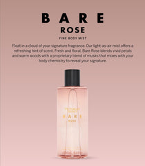 Bare Rose spray in action offering a quick scent lift