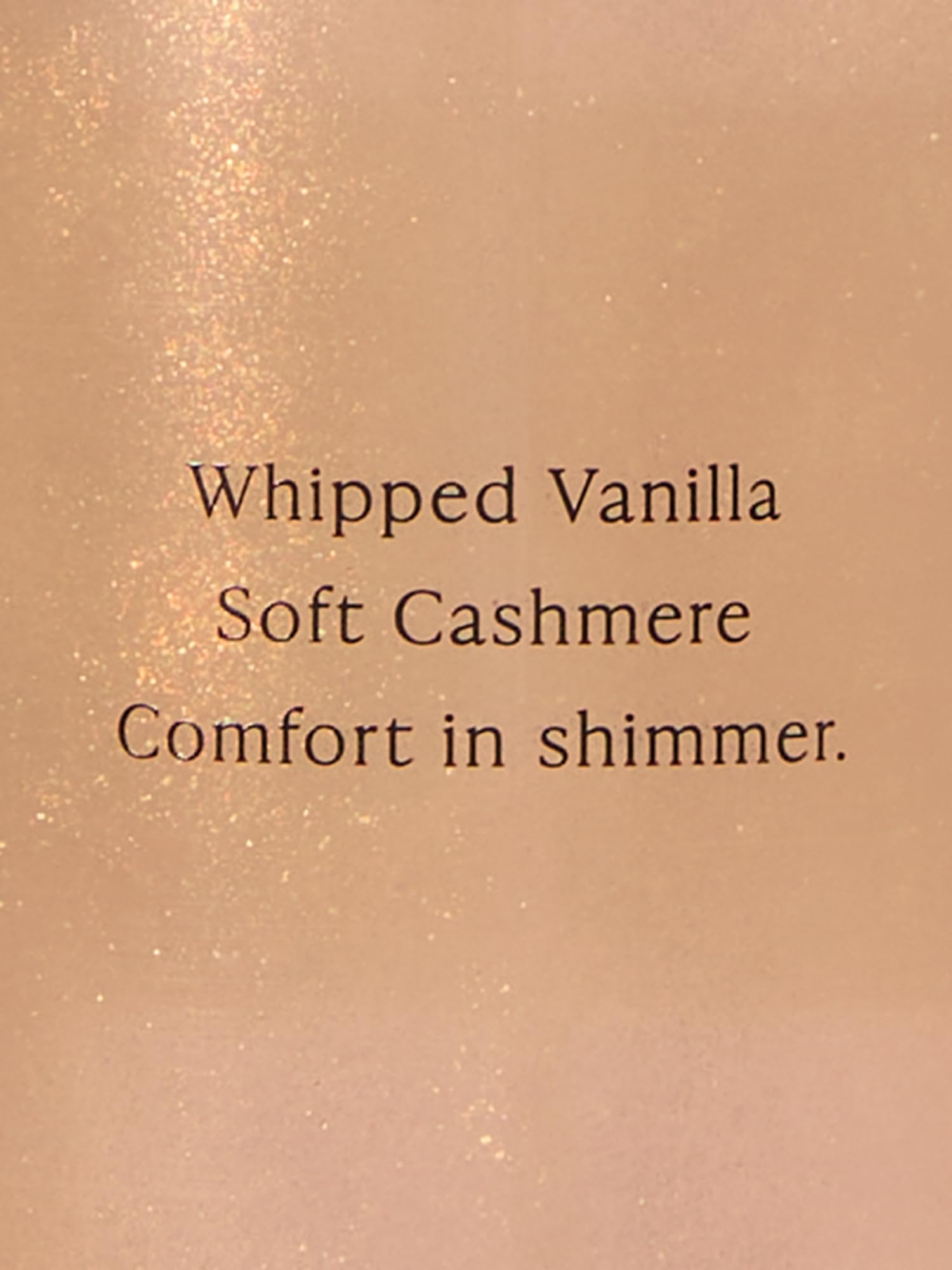 Victoria's Secret Bare Vanilla Shimmer Mist packaging signals premium shimmer experience