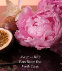 Victoria's Secret Bombshell purple passion fruit note close-up fragrance.