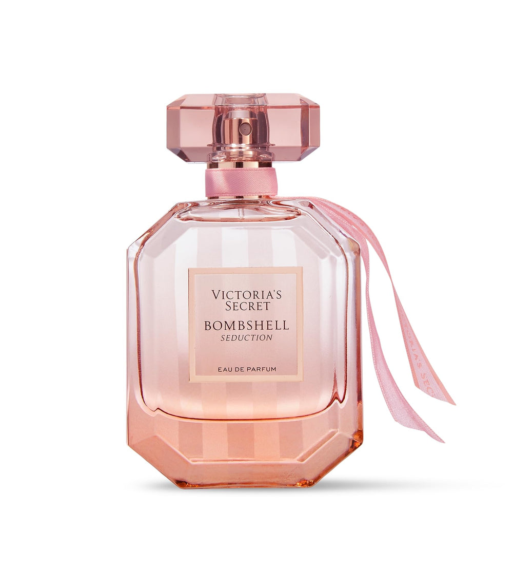 Victoria's Secret Bombshell Seduction cap close highlighting premium packaging for gifting