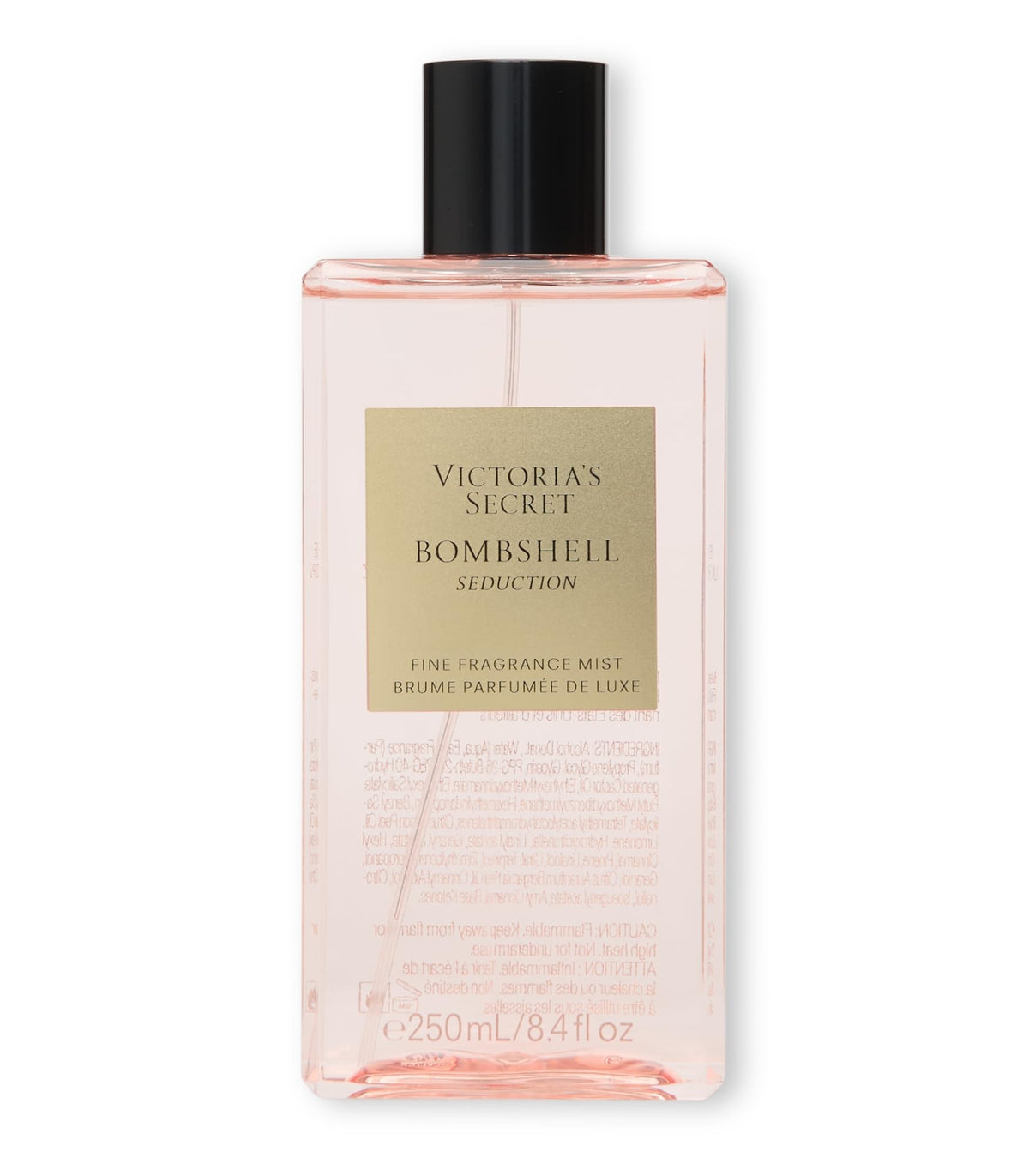 Victoria's Secret Bombshell Seduction Mist bottle for quick daytime refreshment