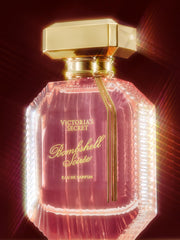 Victoria's Secret Bombshell Soiree label close-up shows premium design