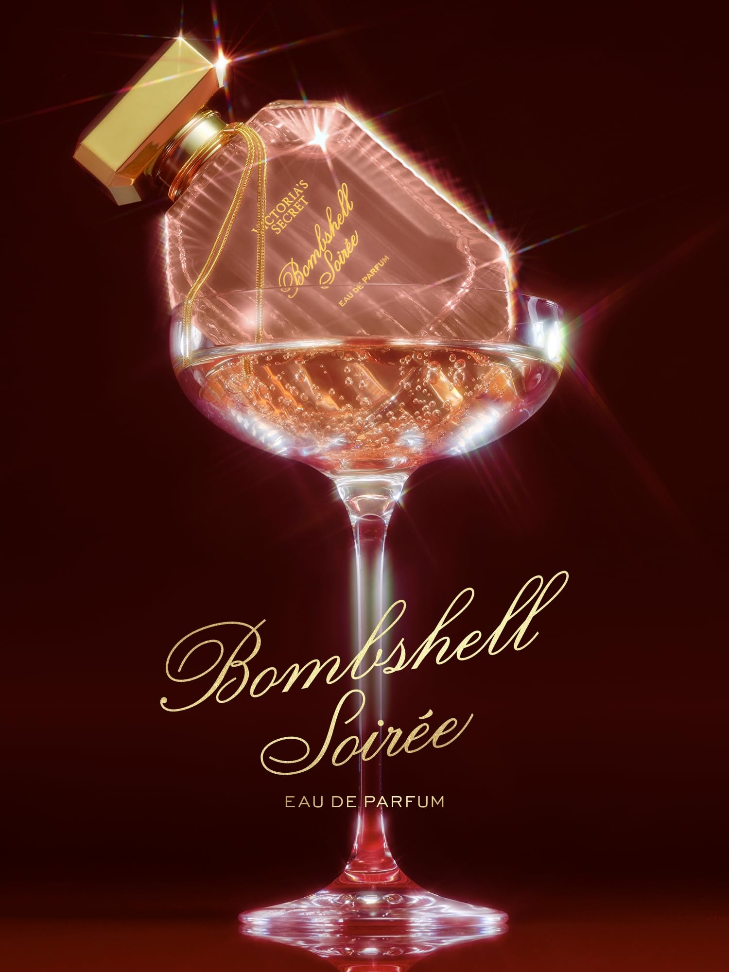 Victoria's Secret Bombshell Soiree mist close-up for all-day refreshment