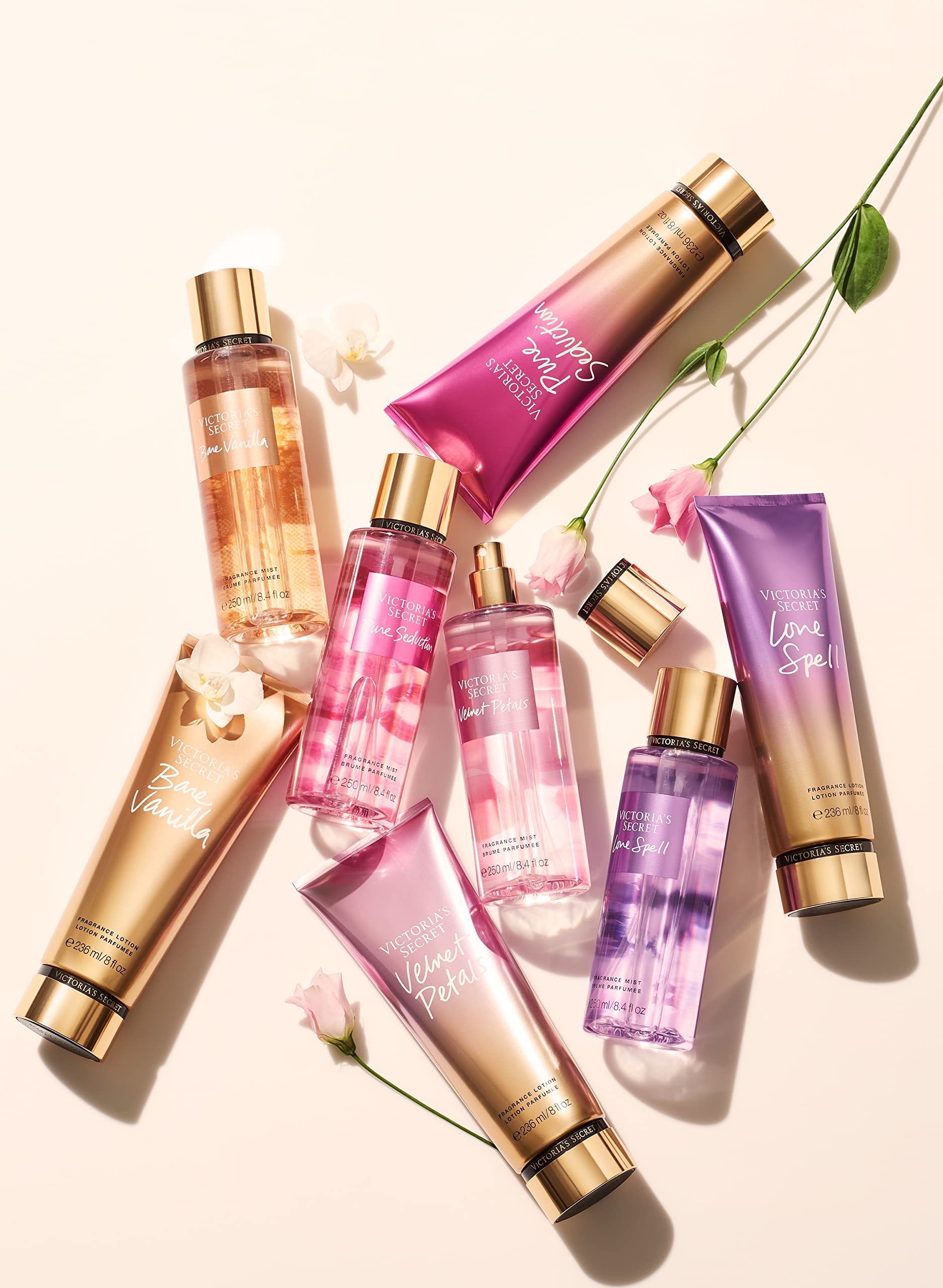 Victoria's Secret Coconut Passion bruma a juego para acentuar la fragancia.