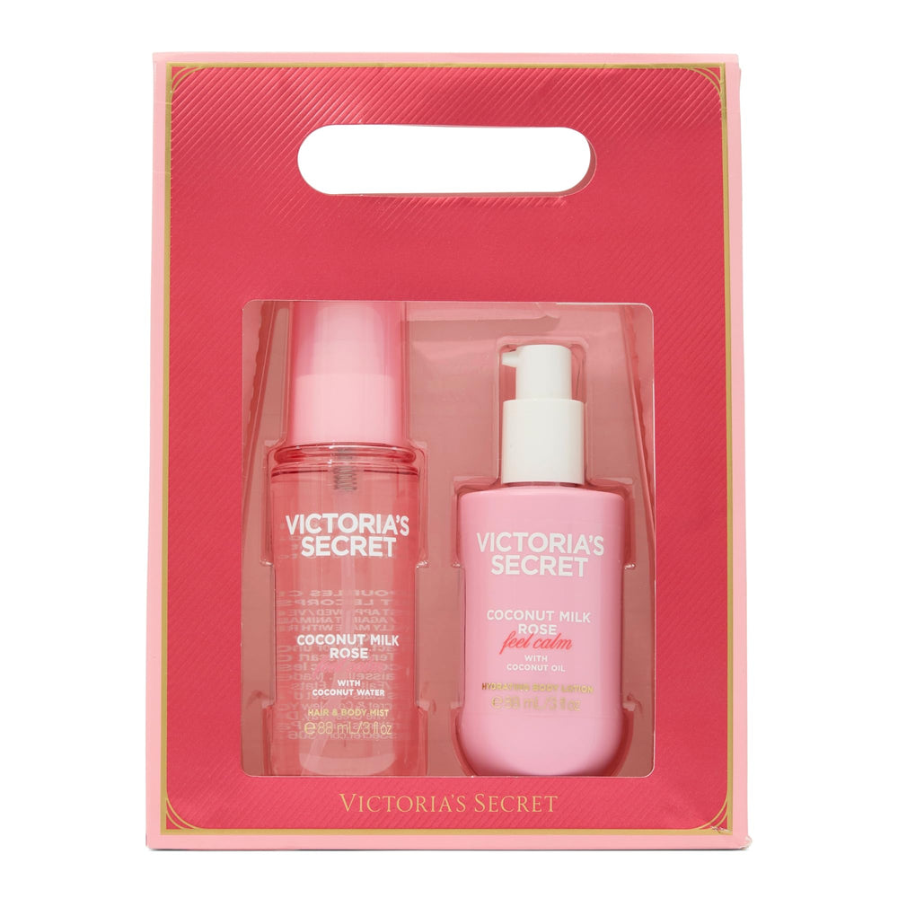 Victoria's Secret Coconut Milk Rose gift set box ideal for holiday gifting and celebration