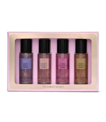 Victoria's Secret Pure Seduction fragrance mist bottle close-up highlighting juicy plum notes.