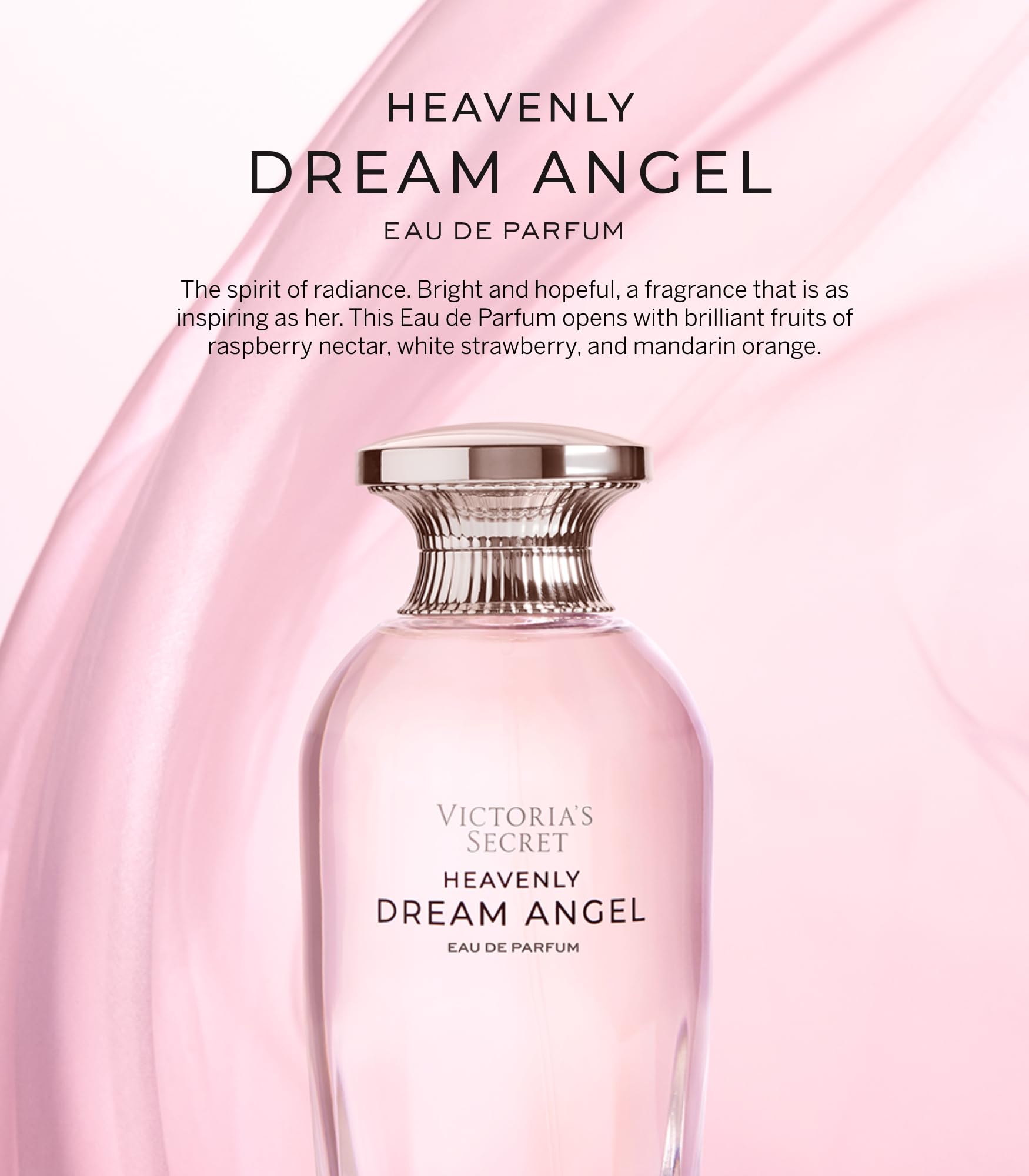 Close look at Victoria's Secret Heavenly Dream Angels spray for easy application