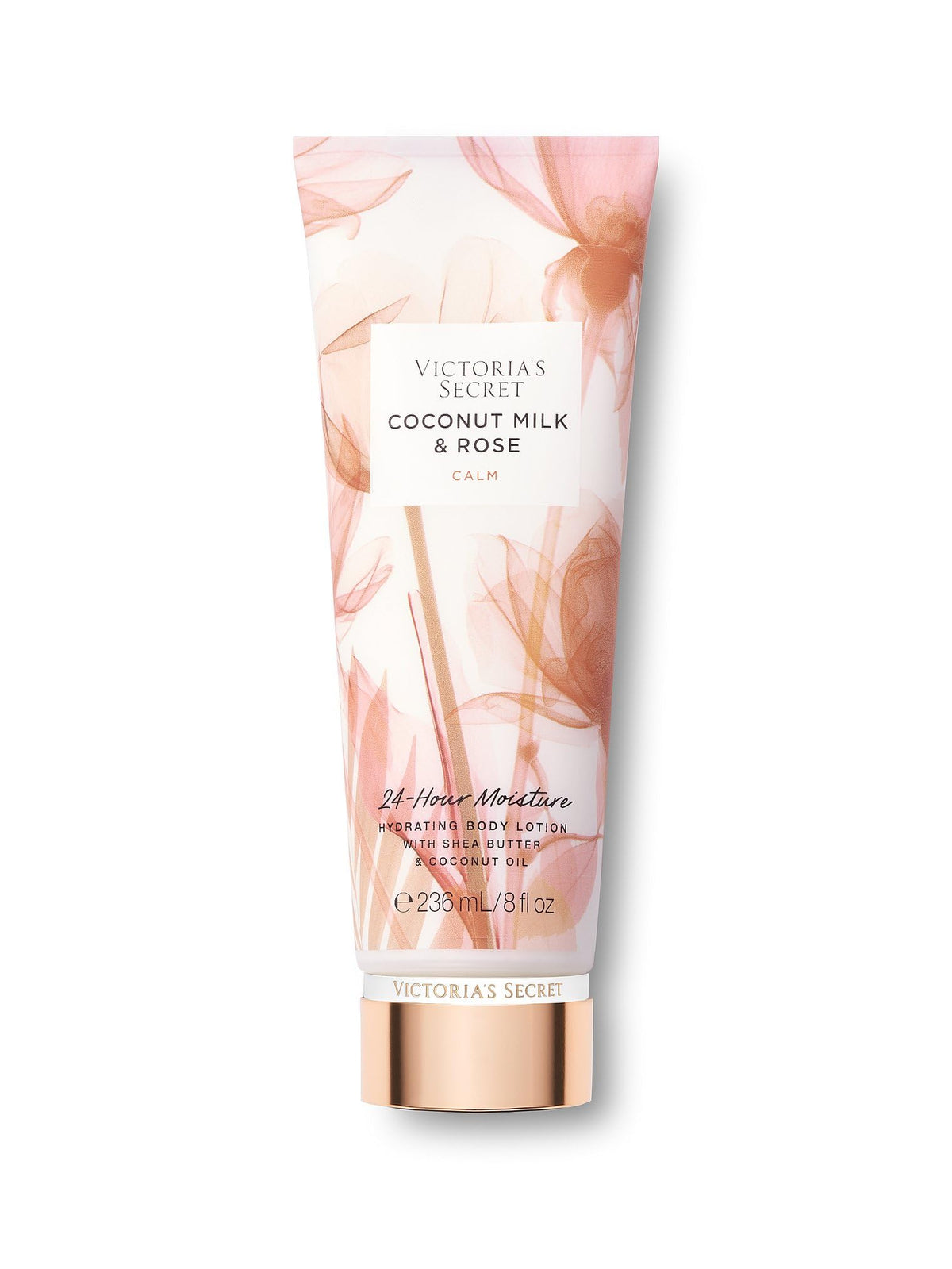 Victoria's Secret Loción corporal coco leche y rosa, frasco elegante para hidratación diaria