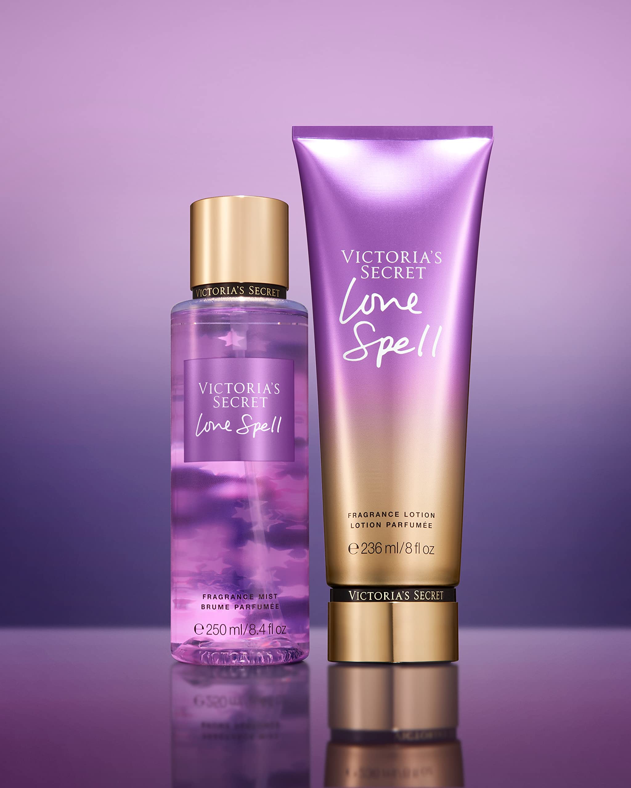 Victoria's Secret Love Spell, aplicación suave deja aroma duradero.