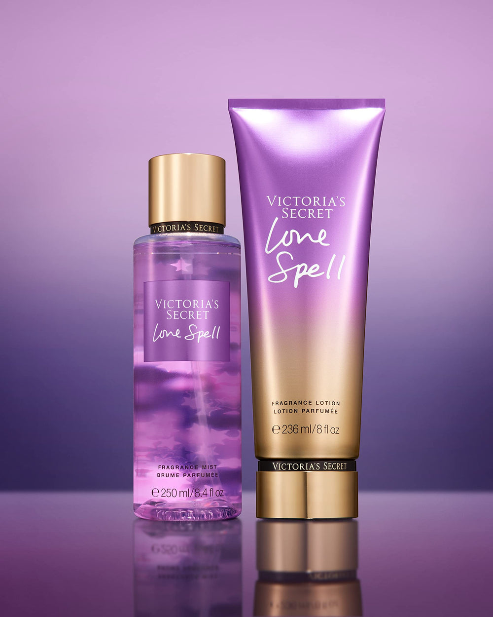 Victoria's Secret Love Spell, aplicación suave deja aroma duradero.