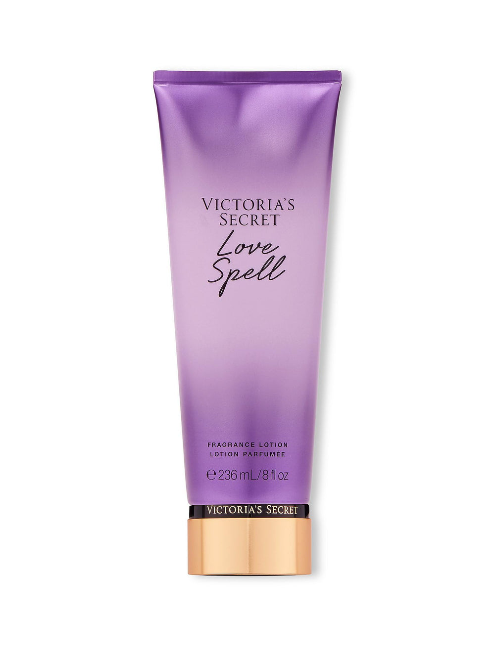 Victoria's Secret Love Spell, textura sedosa para manos y cuerpo, hidratación suave.