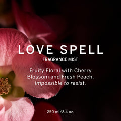 Victoria's Secret Love Spell on pulse points, a light, lasting scent.