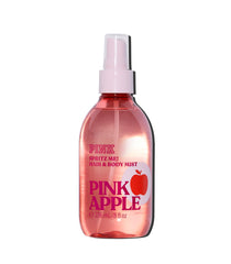 Victoria's Secret PINK Apple mist bottle ready to spritz for light hydration.