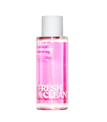 Victoria's Secret Pink Fresh & Clean bottle highlighting the long-lasting fragrance.