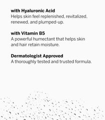 Body application shot emphasizes alcohol-free, refreshing formula.