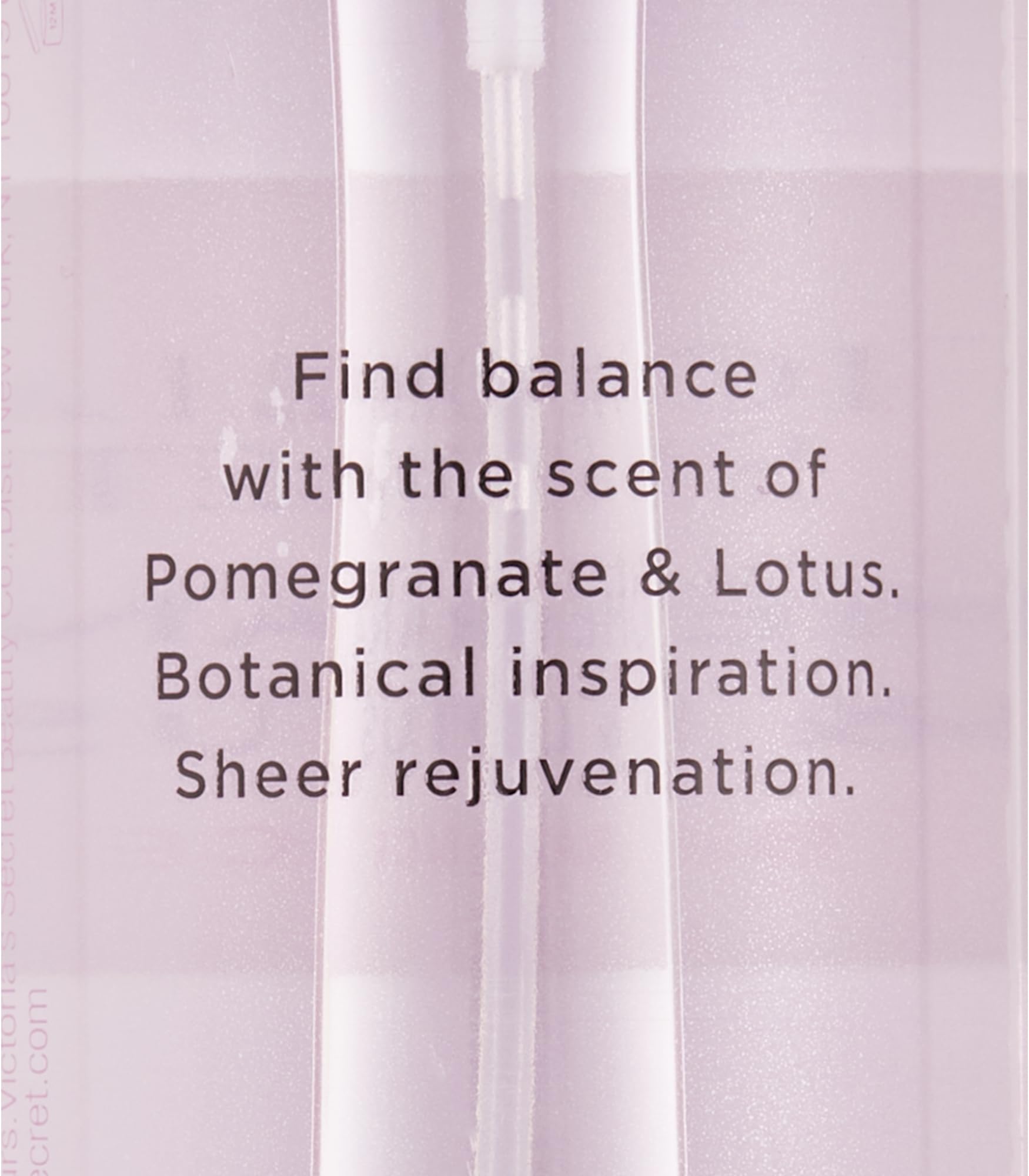 Victoria's Secret Pomegranate & Lotus mist on wrists for easy on-the-go reapplication.