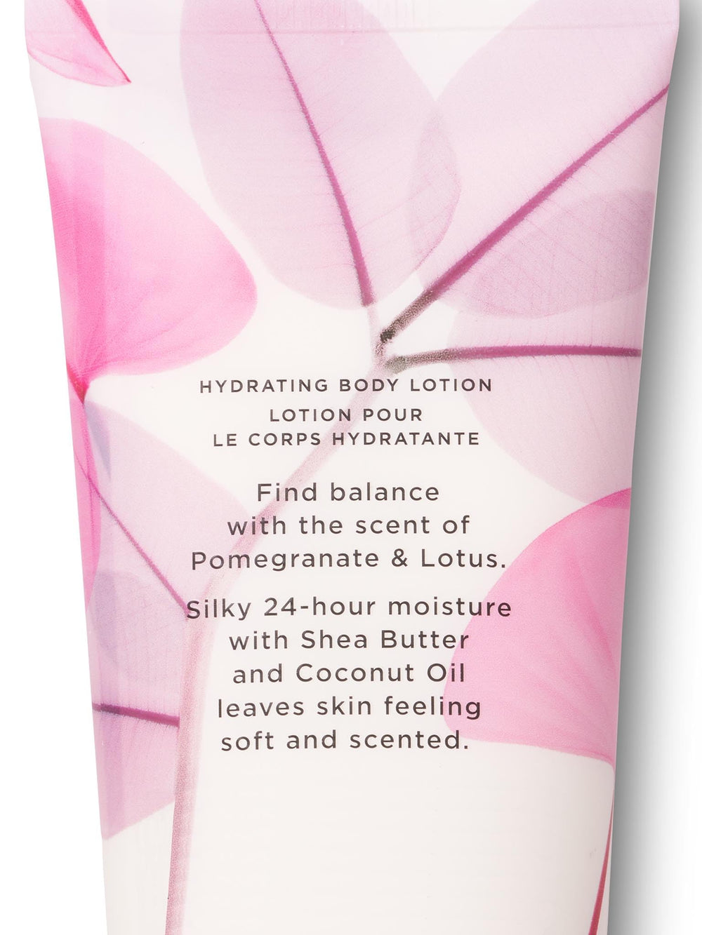 Textura cremosa de Pomegranate & Lotus para piel sedosa.