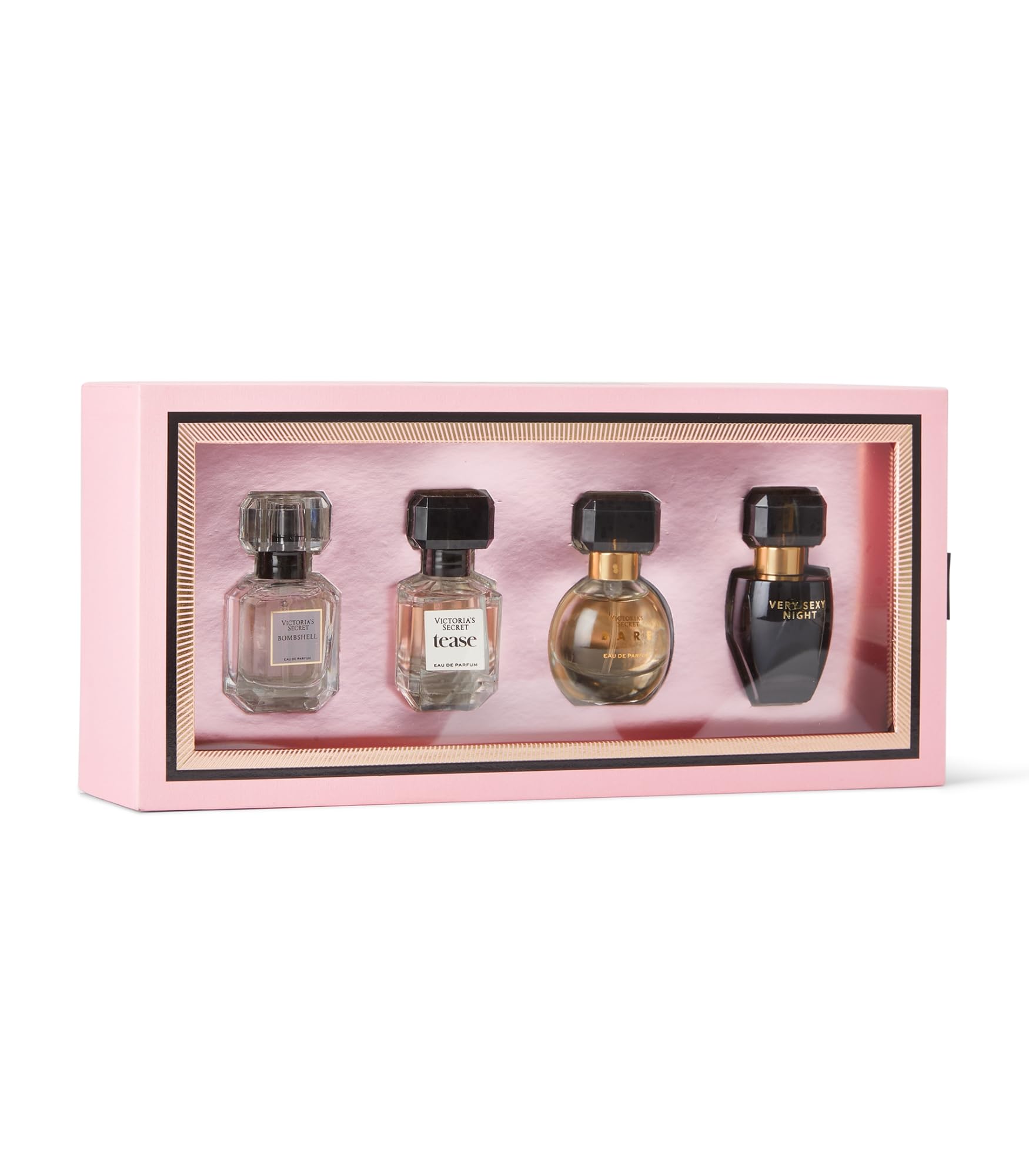 Victoria's Secret Tease bottle front, warm gourmand aroma for evening allure.