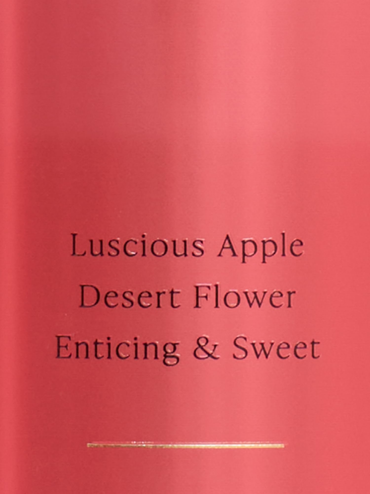 Victoria's Secret Temptation bottle back showing premium branding