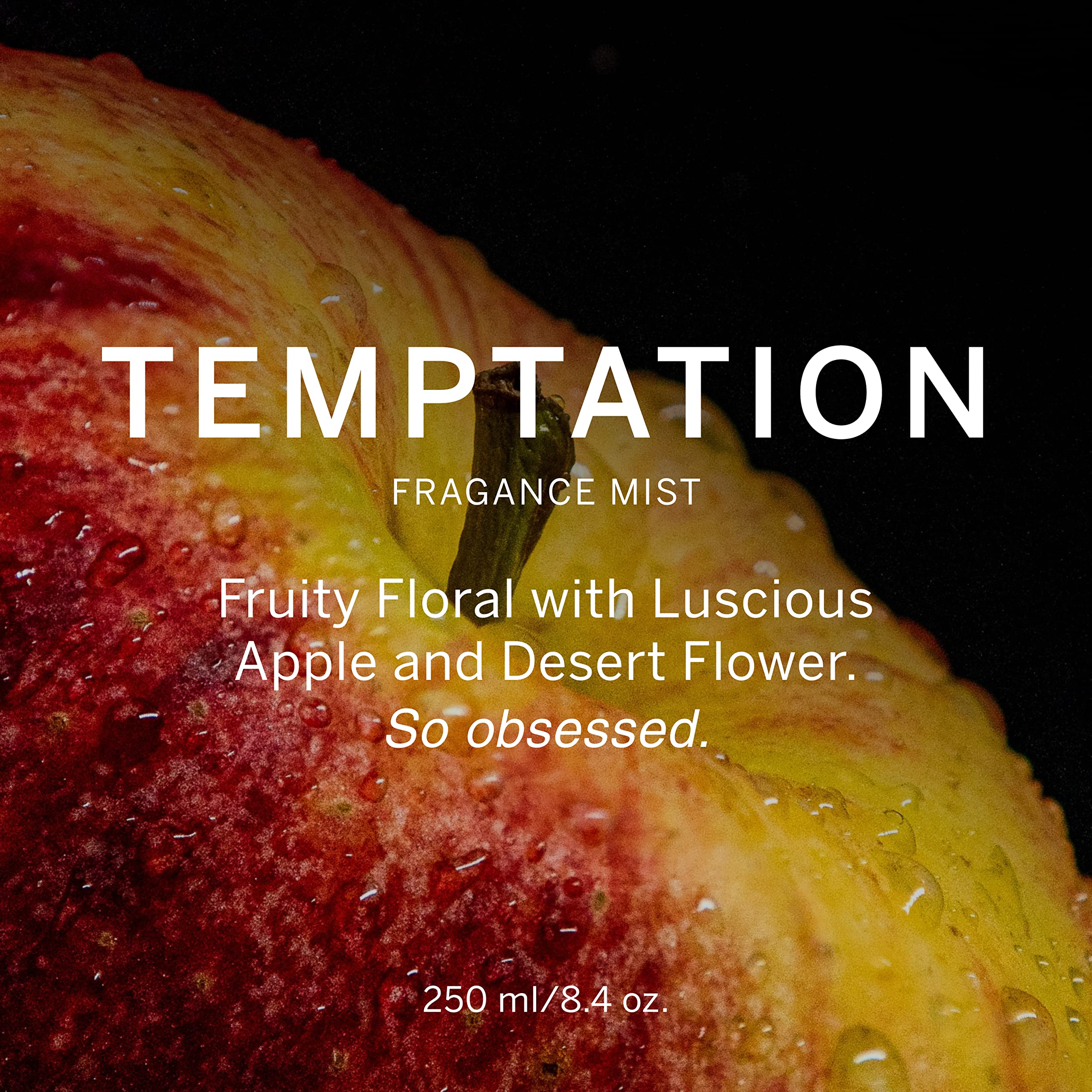 Temptation mist-dispense demonstrates easy, even application