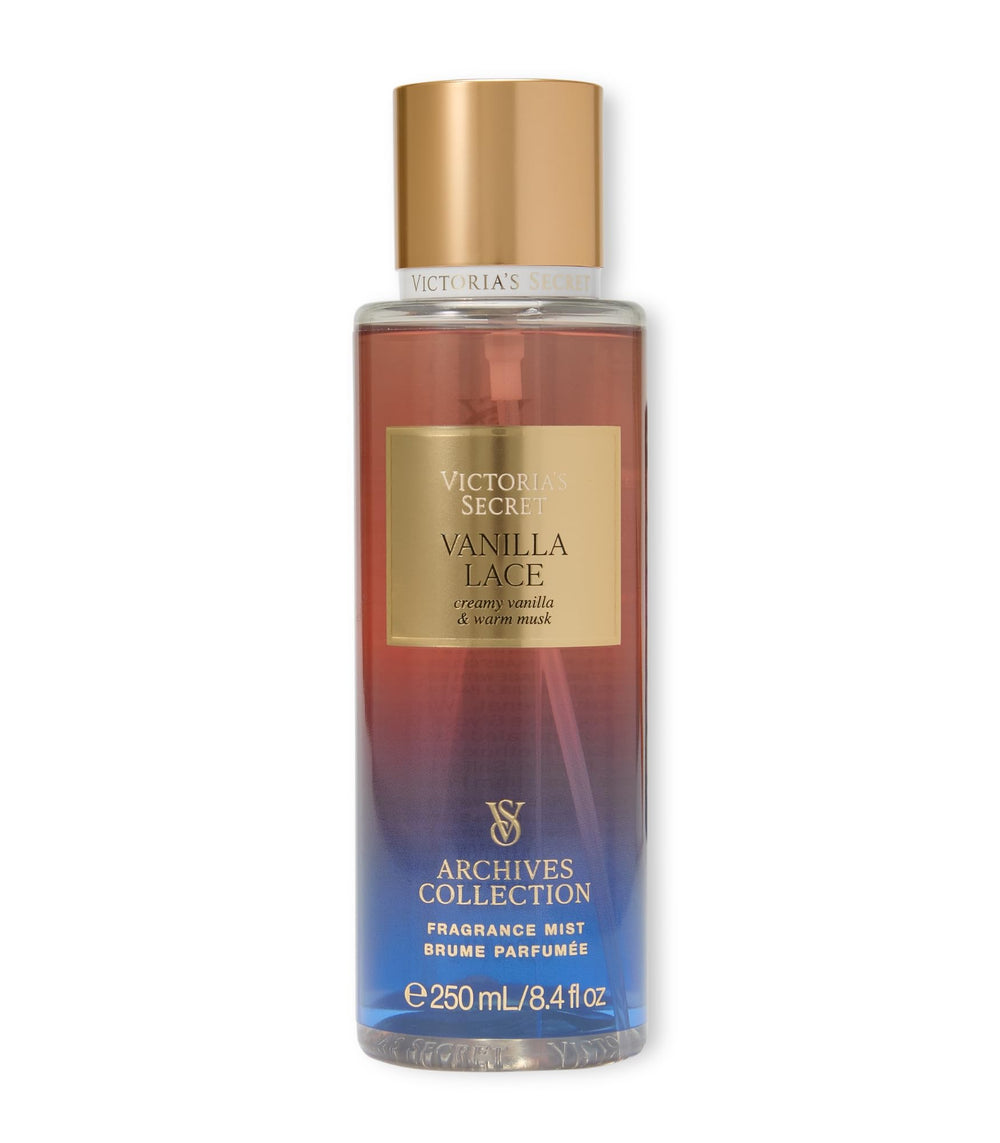 Victoria's Secret Vanilla Lace fragrance mist bottle for daily wear with creamy vanilla notes