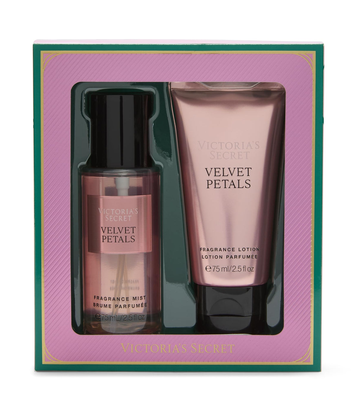 Victoria's Secret Velvet Petals mini mist bottle for on-the-go fragrance