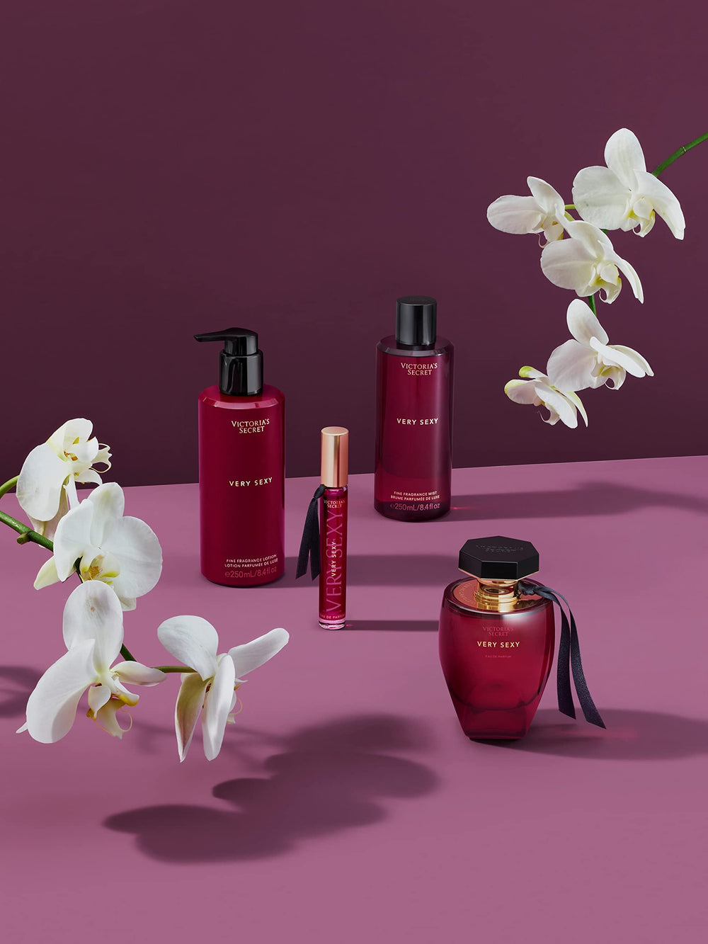 Victoria's Secret Very Sexy luxe vibe communicates a premium fragrance experience.