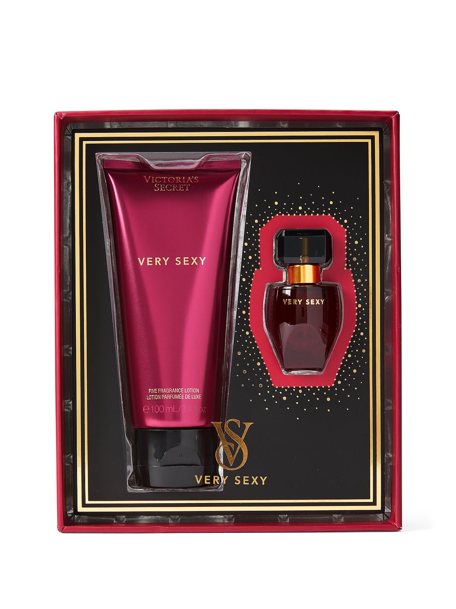Victoria's Secret Very Sexy mini fragrance duo packaging, gift-ready presentation.
