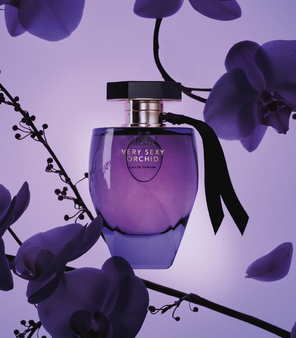 Victoria's Secret Very Sexy Orchid label emphasizes premium branding