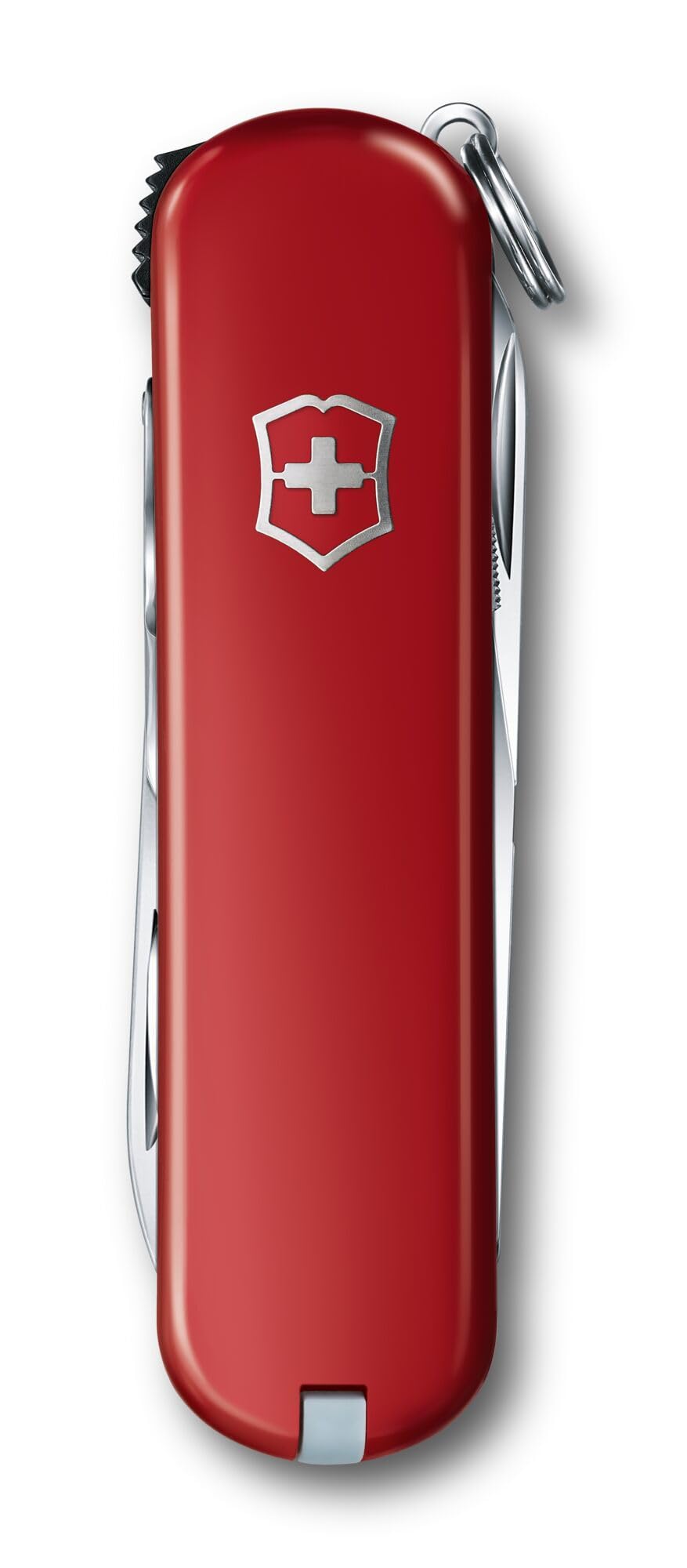 Victorinox Nail Clip 580 tool open showing nail clipper in action for quick grooming.