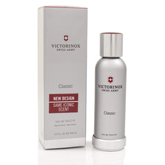 Victorinox Swiss Army Classic fragrance packaging on display, highlighting premium craftsmanship and gift-ready presentation.
