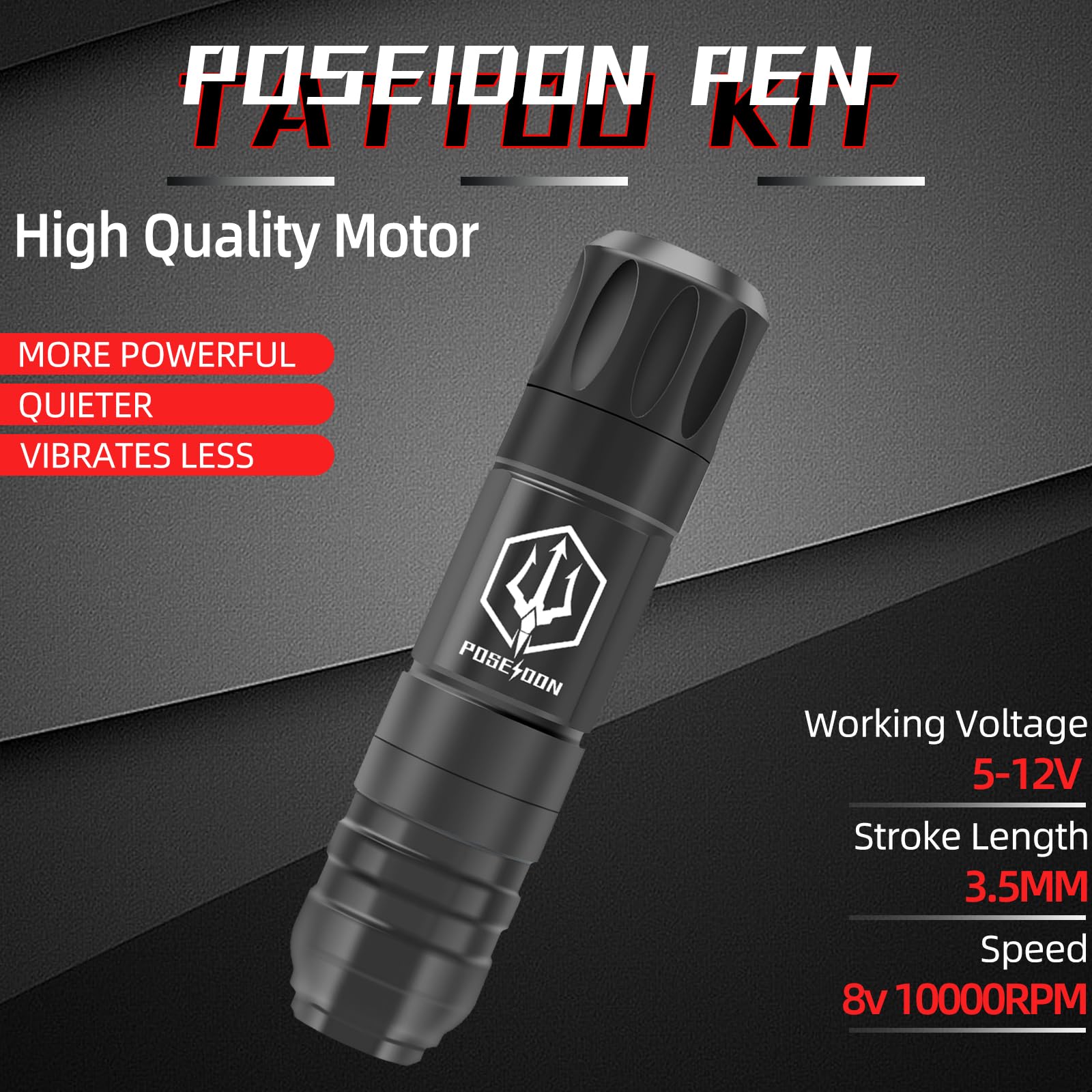 Vidattx Poseidon 1500mAh battery powering longer sessions without frequent charging.