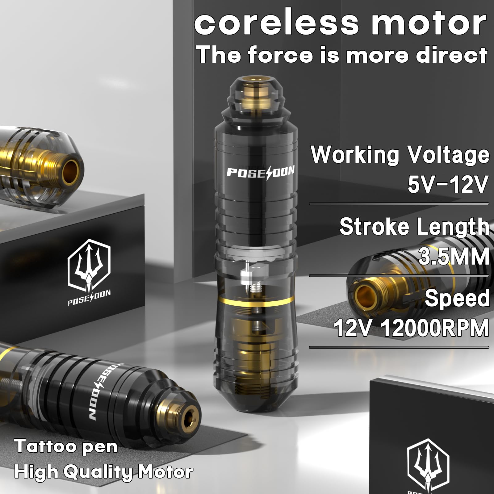 Vidattx Poseidon 1500mAh battery enabling longer sessions