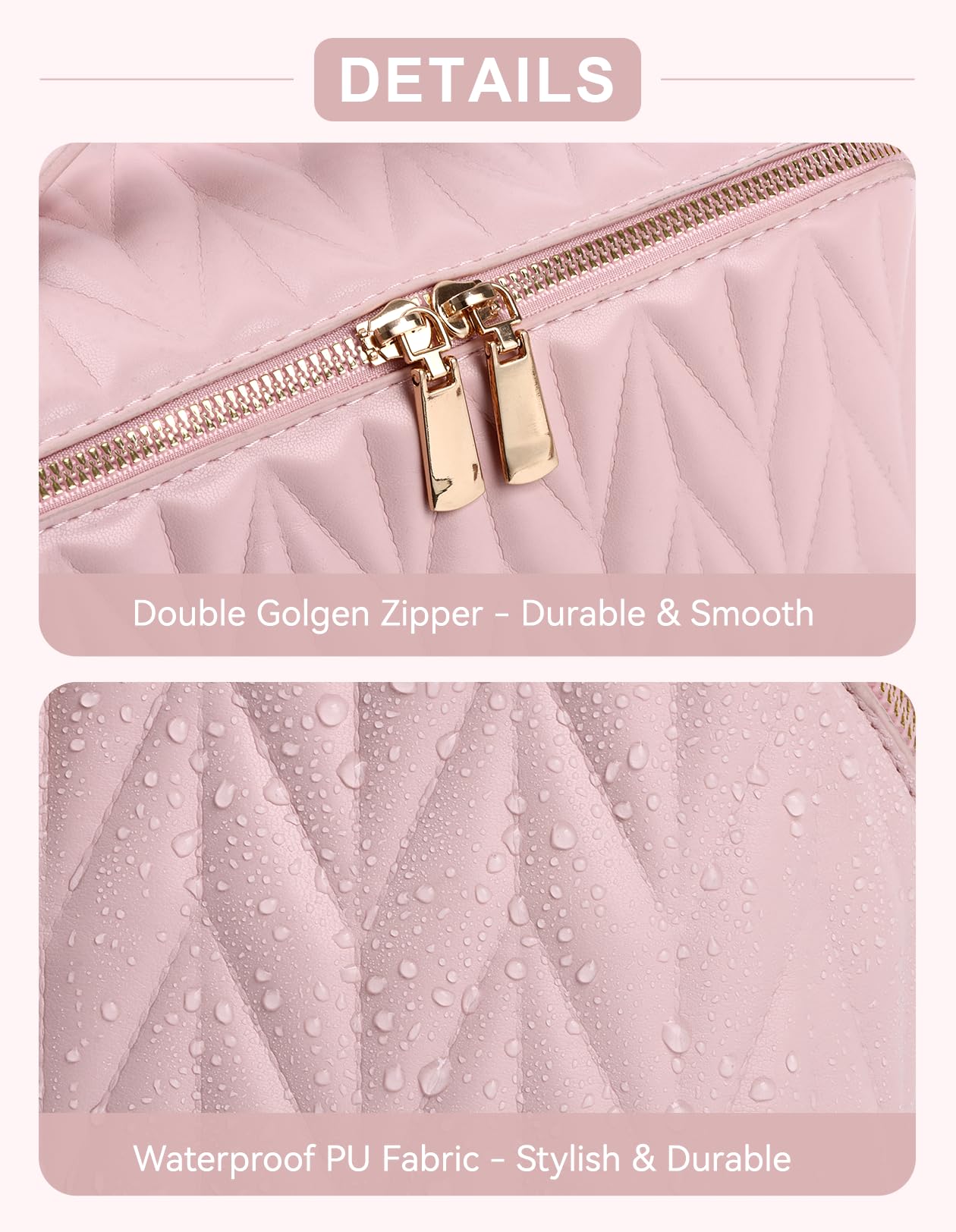 VIDIBESTY flat-design bag provides full view of contents at a glance.