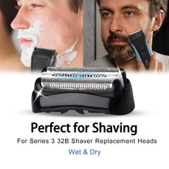 VIDSA 21B S3 replacement head on shaver for quick upgrade and easy install.