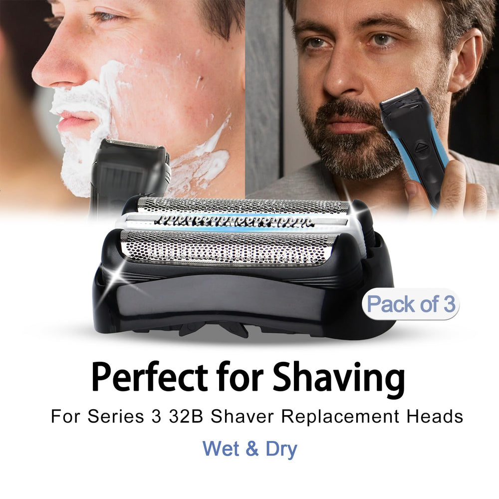 VIDSA S3 shaver head with floating 3 blades for comfortable shaving.