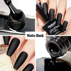 Vieafenti quick-dry polish demonstrated with a fast 3-minute application on a swatch.