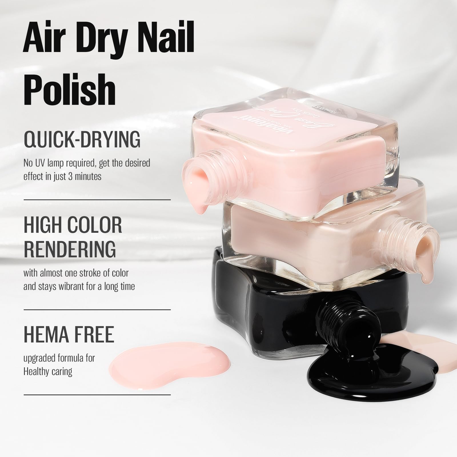 Vieafenti easy, even application suitable for everyday manicures.