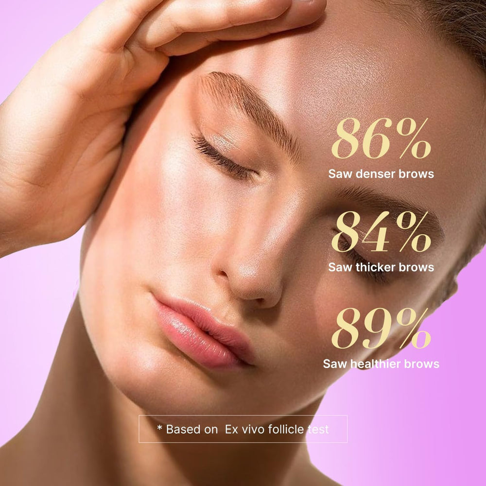 VieBeauti serum ingredients including swertia japonica for nourishing brows.