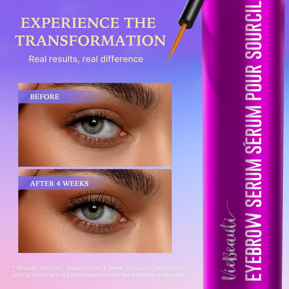 VieBeauti Lash Serum applicator wand for precise lash line application.