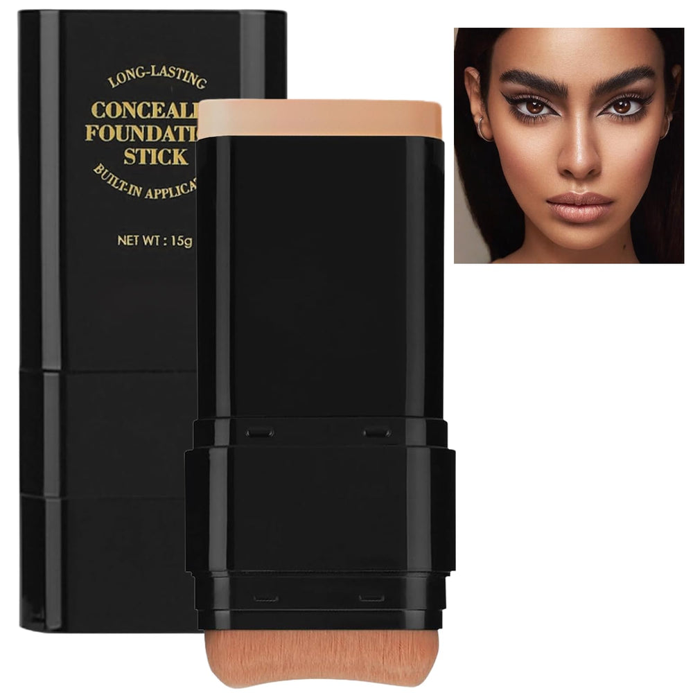 Vienflona Foundation Stick delivers full-coverage application for a natural, flawless look.