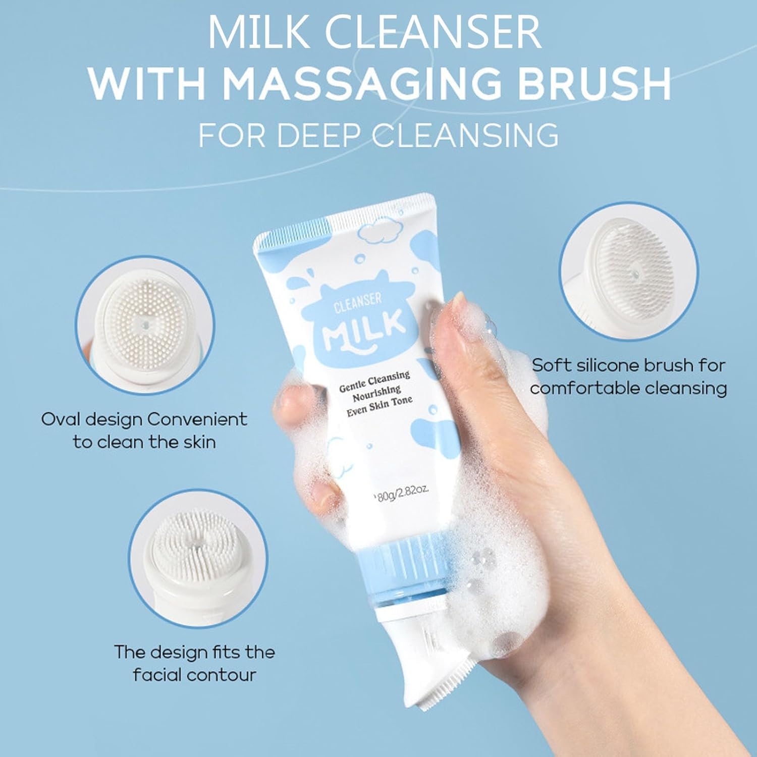 Vienflona milk eye cream soothes delicate under-eye skin.