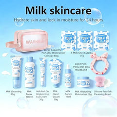 Vienflona milk face serum hydrates for comfortable, balanced skin.