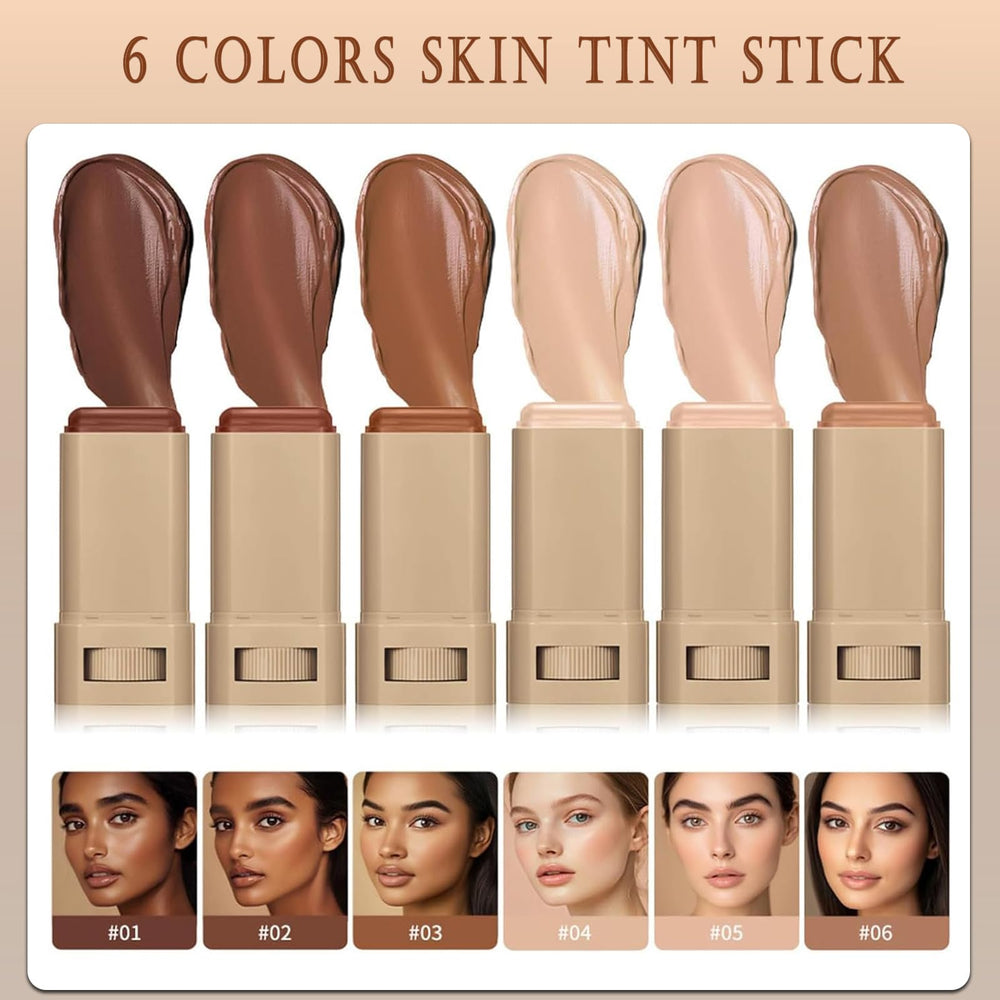 Aplicación suave de Vienflona en tono ligero para aspecto natural.
