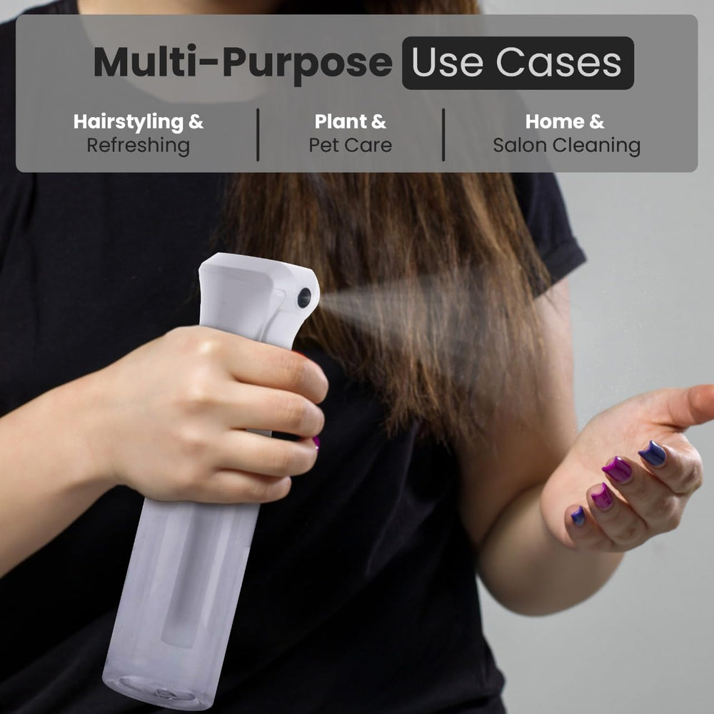 VIGOR PATH clear body bottle allows easy content monitoring for water or oils.