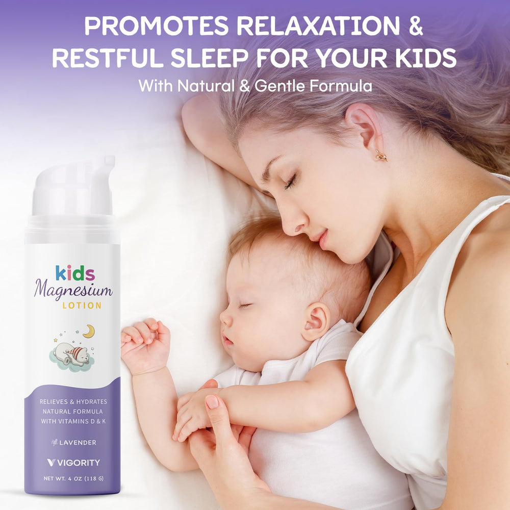 Vigority bedtime calming cream with shea butter improves skin hydration during night routine.